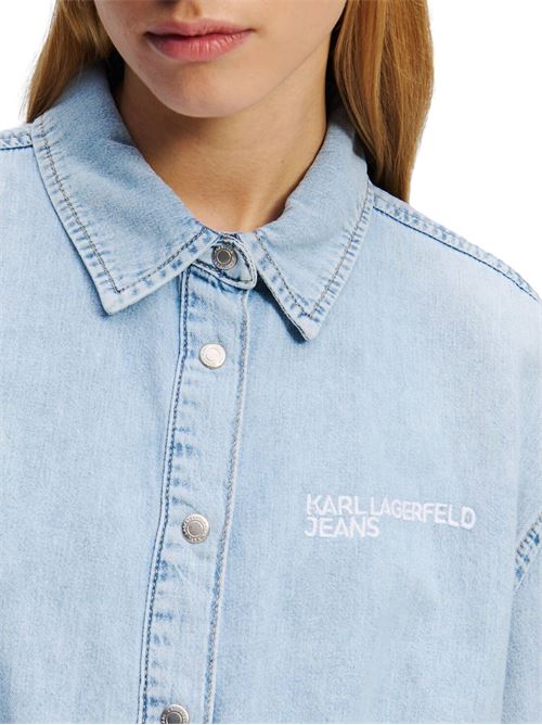 Camicia donna in denim Karl Lagerfeld jeans | A2W11021356